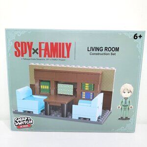 NEW SPY X FAMILY Snap Switch CONSTRUCTION Building Block Set 98 pcs LIVING ROOM